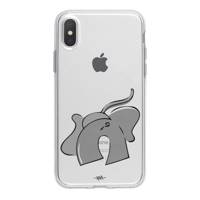 Big Gray Case Cover For iPhone X / 10 کاور ژله ای وینا مدل Big Gray مناسب برای گوشی موبایل آیفون X / 10