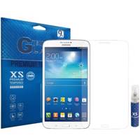 XS Tempered Glass Screen Protector For Samsung Galaxy Tab 3 8.0 With XS LCD Cleaner - محافظ صفحه نمایش شیشه ای ایکس اس مدل تمپرد مناسب برای تبلت سامسونگ Galaxy Tab 3 8.0 به همراه اسپری پاک کننده صفحه XS