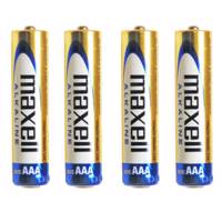 Maxell Alkaline AAA Battery Pack Of 4 - باتری نیم قلمی مکسل مدل Alkaline بسته 4 عددی