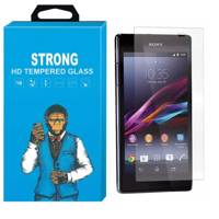 Strong Tempered Glass Screen Protector For Sony Xperia Z1 محافظ صفحه نمایش شیشه ای تمپرد مدل Strong مناسب برای گوشی Sony Xperia Z1