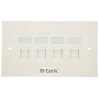 D-Link NFP-0WHI41 Quad Port Face Plate فیس پلیت چهار پورت دی-لینک مدل NFP-0WHI41