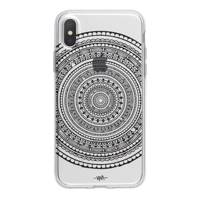 Black Mandala Case Cover For iPhone X / 10 کاور ژله ای وینا مدل Black Mandala مناسب برای گوشی موبایل آیفون X / 10