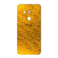 MAHOOT Gold-pixel Special Sticker for HTC U11 Plus برچسب تزئینی ماهوت مدل Gold-pixel Special مناسب برای گوشی HTC U11 Plus