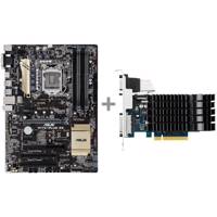 ASUS H170-PLUS D3 Motherboard with GT730-SL-2GD3-BRK Graphics Card مادربرد ایسوس مدل H170-PLUS D3 به همراه کارت گرافیک ایسوس مدل GT730-SL-2GD3-BRK