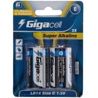 Gigacell Super Alkaline C Batteryack of 2 باتری C گیگاسل مدل Super Alkaline - بسته 2 عددی