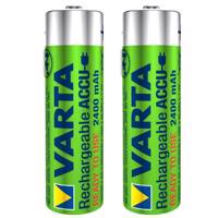 Varta 2400mAh Rechargeable AA Battery Pack of 2 - باتری قلمی قابل شارژ وارتا مدل 2400mAh بسته 2 عددی