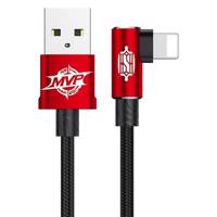 Baseus Elbow Type USB to Lightning Cable 1m - کابل تبدیل USB به لایتنینگ باسئوس مدل Elbow به طول 1 متر