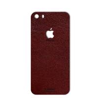 MAHOOT Natural Leather Sticker for iPhone 5s/SE برچسب تزئینی ماهوت مدلNatural Leather مناسب برای گوشی iPhone 5s/SE