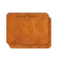 MAHOOT Chamois leather Palm-rest - استراحتگاه دست ماهوت مدل چرم طبیعی جیر قهوه ای