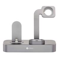 Coteetci Base 19 3in1 Charge Stand for Apple Watch and iPhone and Air Pods پایه شارژ کوتتسی مدل Base 19 3in 1 مناسب برای اپل واچ و آیفون و ایرپاد