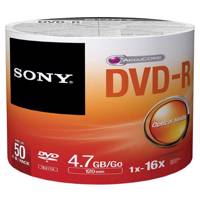 Sony DVD-R Pack of 50 - دی وی دی خام سونی بسته 50 عددی