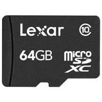 Lexar Class 10 microSDXC - 64GB کارت حافظه microSDXC لکسار کلاس 10 ظرفیت 64 گیگابایت