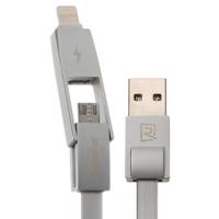 Remax RC-042t USB To microUSB/Lightning Cable 1m - کابل تبدیل USB به microUSB/لایتنینگ ریمکس مدل RC-042t طول 1 متر