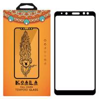 KOALA Full Cover Glass Screen Protector For Samsung Galaxy A6 2018 محافظ صفحه نمایش شیشه ای کوالا مدل Full Cover مناسب برای گوشی موبایل سامسونگ Galaxy A6 2018