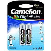 Camelion Digi Alkaline LR6-BP2DGP AA Battery Pack Of 2 - باتری قلمی کملیون مدل Digi Alkaline LR6-BP2DGP بسته 2 عددی