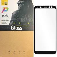 Pixie 5D Full Glue Glass Screen Protector For Samsung Galaxy A6 2018 محافظ صفحه نمایش شیشه ای پیکسی مدل 5D مناسب برای گوشی سامسونگ Galaxy A6 2018