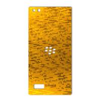 MAHOOT Gold-pixel Special Sticker for BlackBerry Leap - برچسب تزئینی ماهوت مدل Gold-pixel Special مناسب برای گوشی BlackBerry Leap