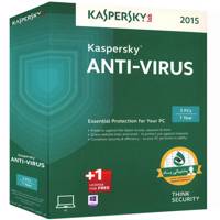 Kaspersky Anti Virus 2015 3+1 Pc 1 Year آنتی ویروس کسپرسکی مدل 2015 یک ساله با لایسنس 1+3 کاربره