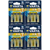 Varta LongLife Alkaline AAA Battery Pack of 16 باتری نیم قلمی وارتا مدل LongLife Alkaline بسته 16 عددی