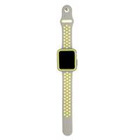 Someg Silicone Band And Silicone Case for Apple Watch 42mm بند سومگ مدل سیلیکونی به همراه کاور سیلیکونی مناسب برای اپل واچ 42 میلیمتری
