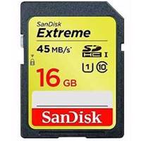 SanDisk SDHC Extreme 300X - 16GB کارت حافظه ی SDHC سن دیسک Extreme 300X با ظرفیت 16 گیگابایت