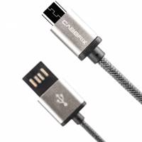 Cabbrix microUSB To Dual Sided Aluminum USB Connector Cable 3m کابل microUSB به USB دو طرفه کابریکس به طول 3 متر