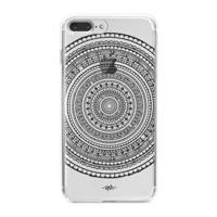 Black mandala Case Cover For iPhone 7 plus/8 Plus کاور ژله ای مدلBlack mandala مناسب برای گوشی موبایل آیفون 7 پلاس و 8 پلاس