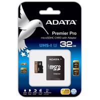 Adata Premier Pro UHS-I U1 Class 10 45MBps microSDHC With Adapter - 32GB کارت حافظه‌ microSDHC ای دیتا مدل Premier Pro کلاس 10 استاندارد UHS-I U1 سرعت 45MBps ظرفیت 32 گیگابایت