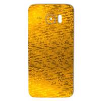 MAHOOT Gold-pixel Special Sticker for Samsung S7 Edge برچسب تزئینی ماهوت مدل Gold-pixel Special مناسب برای گوشی Samsung S7 Edge