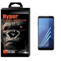 Hyper Fullcover King Kong Nano Flexible Screen Protector For Samsung Galaxy A8 2018 محافظ صفحه نمایش نانو فلکسبل کینگ کونگ مدل Hyper Fullcover مناسب برای گوشی سامسونگ گلکسی A8 2018