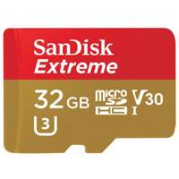 Sandisk Extreme UHS-I U3 V30 Class 10 90MBps microSDHC - 32GB - کارت حافظه microSDHC سن دیسک مدل Extreme V30 کلاس 10 استاندارد UHS-I U3 سرعت 90MBps ظرفیت 32 گیگابایت