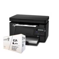 HP LaserJet Pro MFP M125a Multifunction Laser Printer - پرینتر لیزری اچ پی مدل LaserJet Pro MFP M125a به همراه یک تونر سدرا مدل 83a