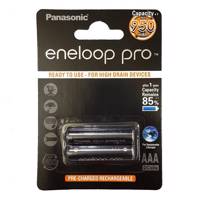 Panasonic Eneloop Pro AAA Rechargeable Batteryack Of 2 باتری نیم قلمی قابل شارژ پاناسونیک مدل Eneloop Pro - بسته 2 عددی