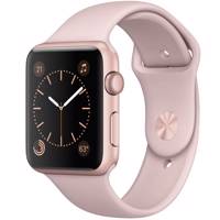 Apple Watch Series 2 42mm Rose Gold Aluminum Case with Pink Sand Sport Band ساعت هوشمند اپل واچ سری 2 مدل 42mm Rose Gold Aluminum Case with Pink Sand Sport Band