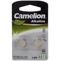 Camelion AG13 Button Cell battery Pack of 2 باتری سکه ای کملیون مدل AG13 بسته 2 عددی