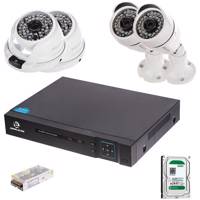 AHD Negron Retail Store Surveillance Network Video Recorder 4 Camera - سیستم امنیتی ای اچ دی نگرون کاربری فروشگاهی 4 دوربین