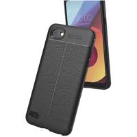 TPU Leather Design Cover For LG Q6 کاور ژله ای طرح چرم مناسب برای گوشی موبایل ال جی Q6
