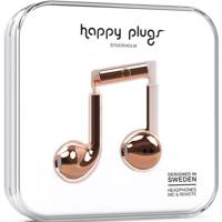 Happy Plugs Earbud Plus Rose Gold Headphones هدفون هپی پلاگز مدل Earbud Plus Rose Gold
