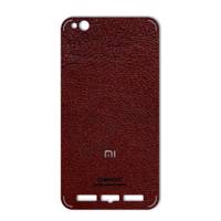 MAHOOT Natural Leather Sticker for Xiaomi Redmi 5A برچسب تزئینی ماهوت مدلNatural Leather مناسب برای گوشی Xiaomi Redmi 5A