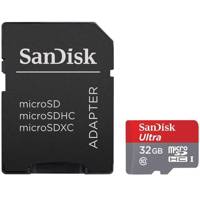 SanDisk Ultra UHS-I U1 Class 10 48MB/s microSDHC With Adapter - 32GB کارت حافظه سن دیسک مدل اولترا کلاس 10 استاندارد UHS-I U1 سرعت 48MB/s همراه با آداپتور تبدیل - 32GB