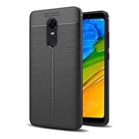 TPU Leather Design Cover For Xiaomi Mi Note 5 کاور ژله ای طرح چرم مناسب برای گوشی موبایل شیائومی Mi Note 5