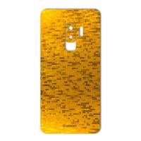 MAHOOT Gold-pixel Special Sticker for Samsung S9 Plus برچسب تزئینی ماهوت مدل Gold-pixel Special مناسب برای گوشی Samsung S9 Plus