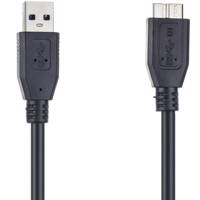 Pnet USB 3.0 To Micro-B Cable 1.5m کابل تبدیل USB 3.0 به Micro-B پی نت مدل Gold طول 1.5 متر