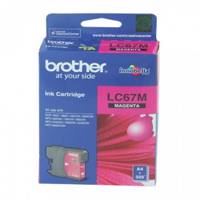 brother LC67M Cartridge - کارتریج پرینتر برادر LC67M (قرمز)