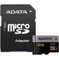 ADATA Premier Pro UHS-I U3 Class 10 95MBps microSDHC With Adapter - 32GB - کارت حافظه‌ microSDHC ای دیتا مدل Premier Pro کلاس 10 استاندارد UHS-I U3 سرعت 95MBps به همراه آداپتور SD ظرفیت 32 گیگابایت