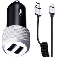 Just Mobile Highway Max Car Charger With Lightning Cable شارژر فندکی جاست موبایل مدل Highway Max به همراه کابل لایتنینگ