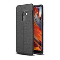 TPU Leather Design Cover For Xiaomi Mi Mix 2 کاور ژله ای طرح چرم مناسب برای گوشی موبایل شیائومی Mi Mix 2