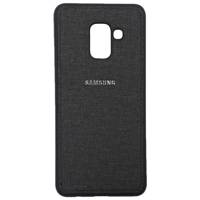 TPU Cloth Design Cover For Samsung Galaxy A8 2018 کاور ژله ای طرح پارچه مناسب برای گوشی موبایل سامسونگ Galaxy A8 2018