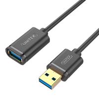 Unitek Y-C458GBK USB 3.0 To USB 3.0 Adapter 1.5m مبدل 3.0 USB به 3.0 USB یونیتک مدل Y-C458GBK طول 1.5 متر