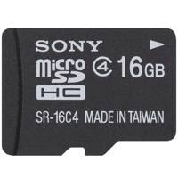 Sony MicroSD Class 4 - 16GB with Adapter کارت حافظه ی میکرو SD سونی کلاس 4 - 16 گیگابایت با آداپتور